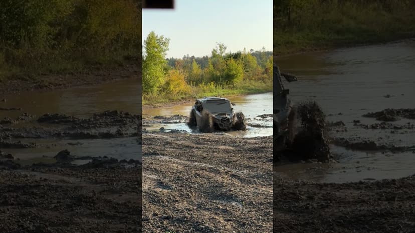 #shorts A little mud fun.