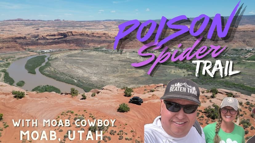 A must ride in Moab! Poison Spider Trail ride, Utah