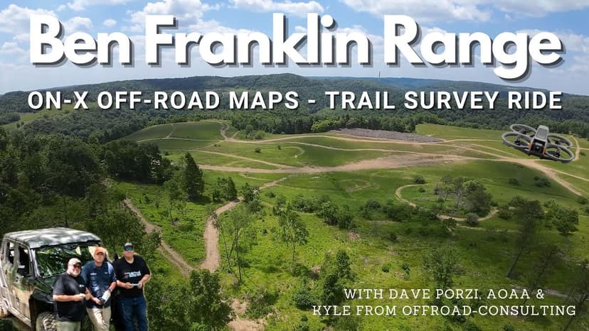 Ben Franklin Range Review, PA - Checking Trails and Ratings for ON-X Off Road