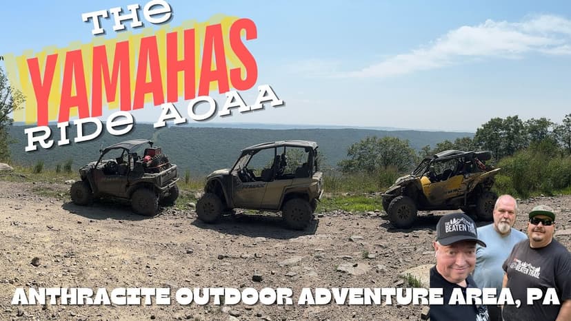 The Yamahas Ride Anthracite Outdoor Adventure Area, Coal Township, PA - AOAA