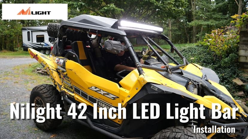 Nilight 42 Inch Light Bar - 11240LM - Yamaha YXZ Quick Replacement