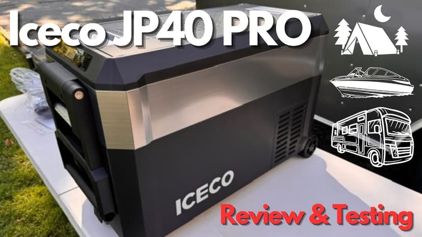 Great for Camping, Riding, boating - Iceco JP40 Pro Portable Fridge & Freezer Review