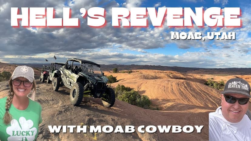 Hell's Revenge Trail - Moab, Utah - You must experience this! - Riding with Moab Cowboy