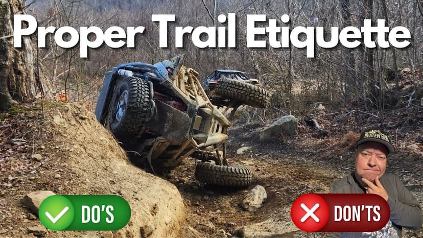 What is Proper Trail Etiquette? DO's and DONT's