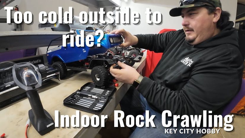 Indoor Rock Crawling at Key City Hobby - Too Cold Outside to Ride?